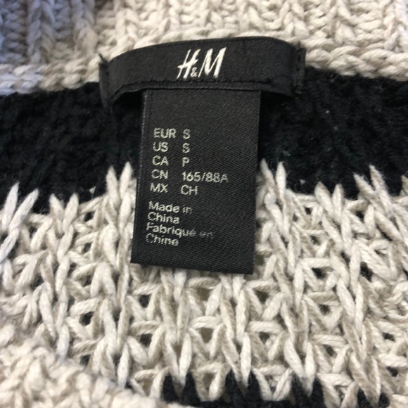 Fall stripped H&M sweater - Picture 3 of 3